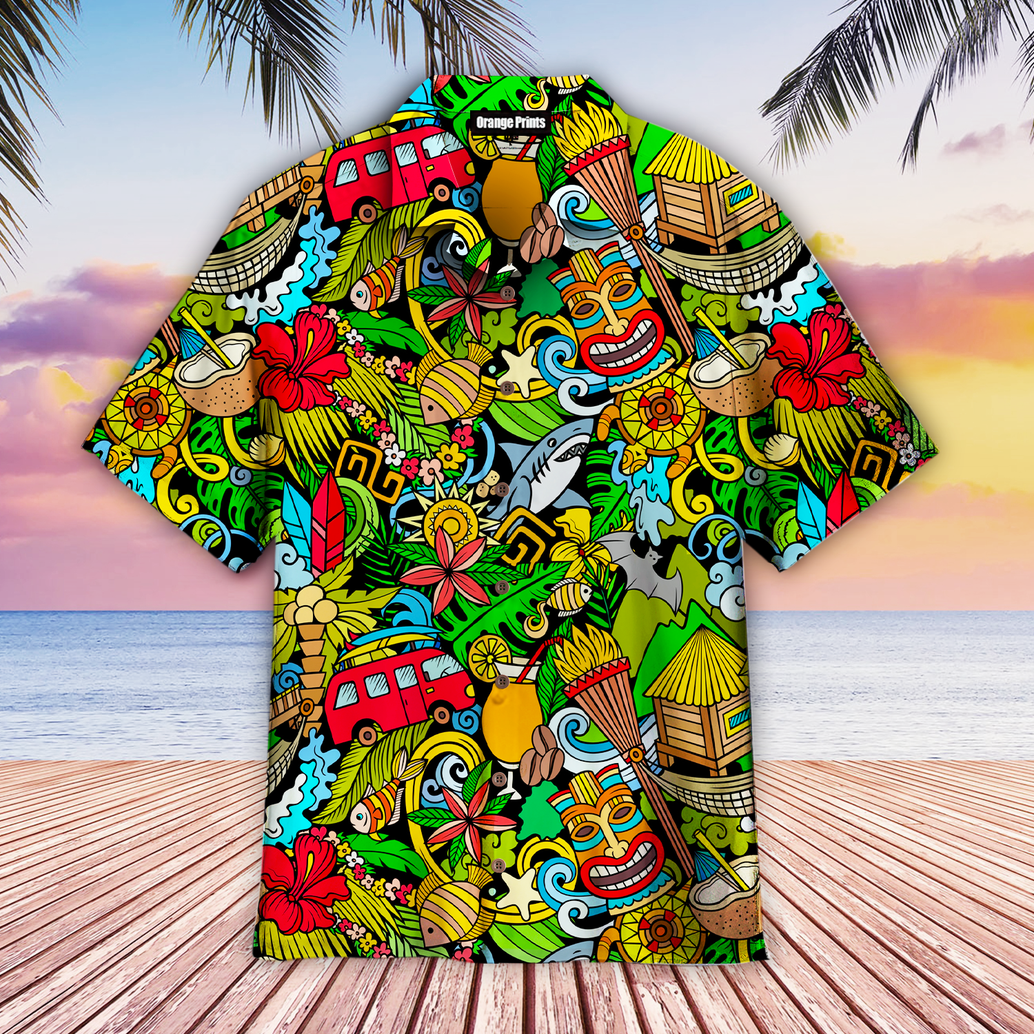 Tiki Aloha Tropical Hawaii Shirt For Men Women Ha90639