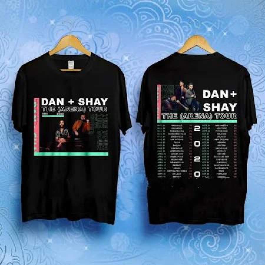 Dan + Shay The (Arena) Tour 2022 with Dates T-Shirt