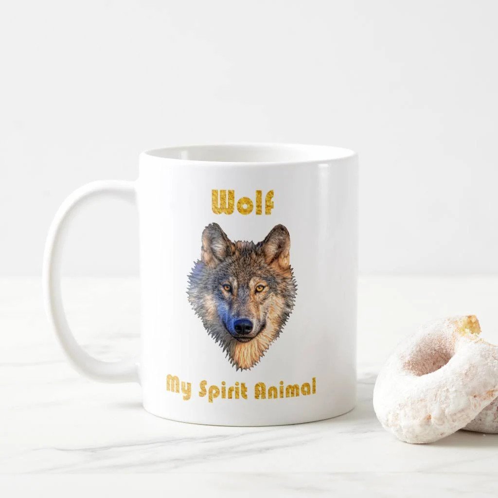 Wolf My Spirit Animal 11Oz, 15Oz Ceramic Mug