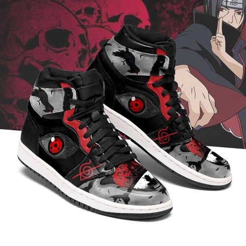 Itachi Jd Sneakers High-Top Jordan Shoes Customized Gift For Fan Jordan Sneaker