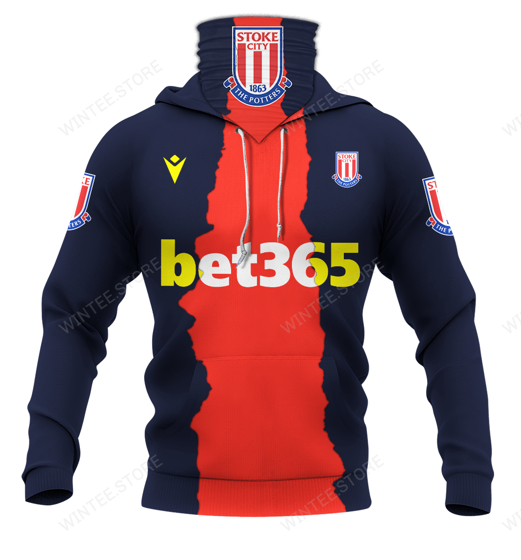 25StokeCity001 |HoodieMask| CUSTOMIZE YOUR NAME & NUMBER