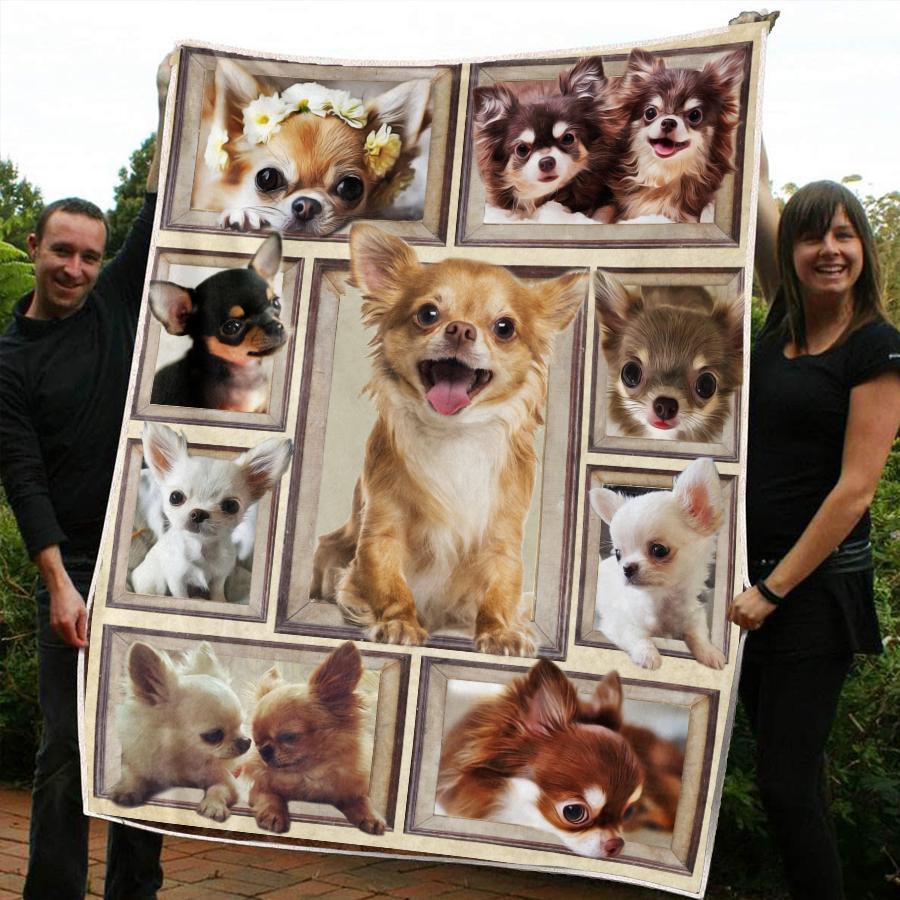 Chihuahua Blanket Dog Blanket Custom Design Gift For Dog Lover