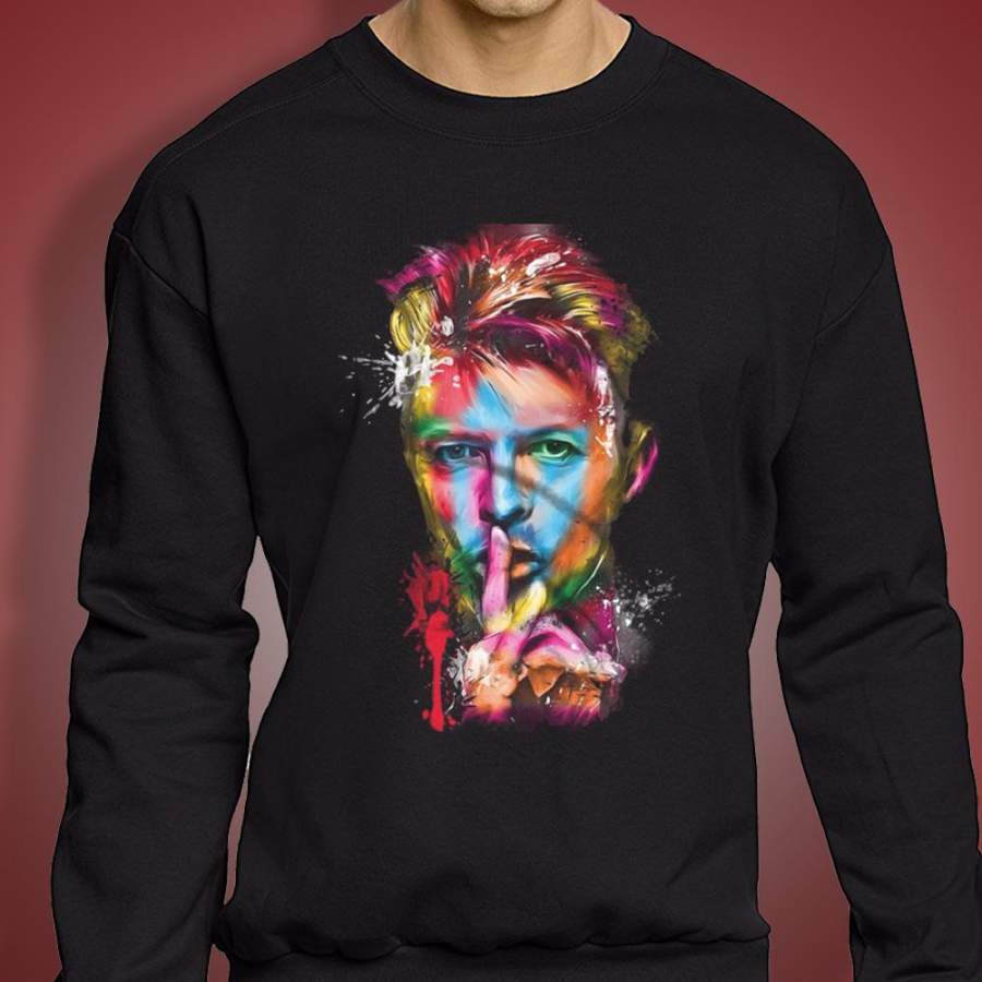 David Bowie Art Print Men’S Sweatshirt