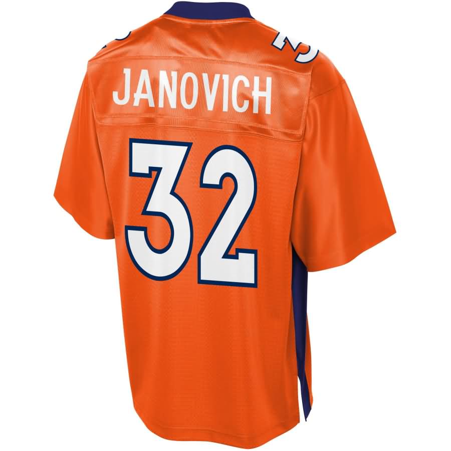 Andy Janovich Denver Broncos NFL Pro Line Youth Player Jersey – Orange