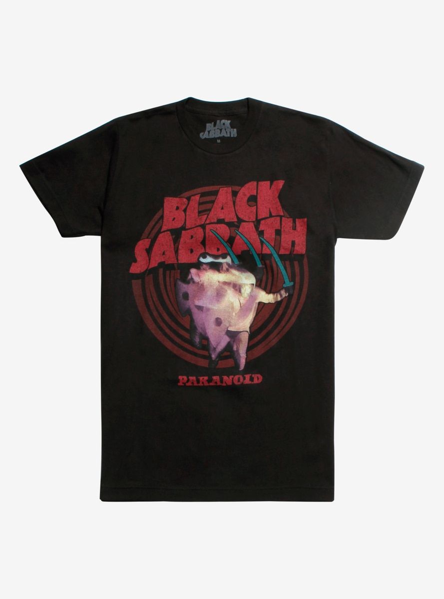 Black Sabbath Paranoid Album Cover Shirt