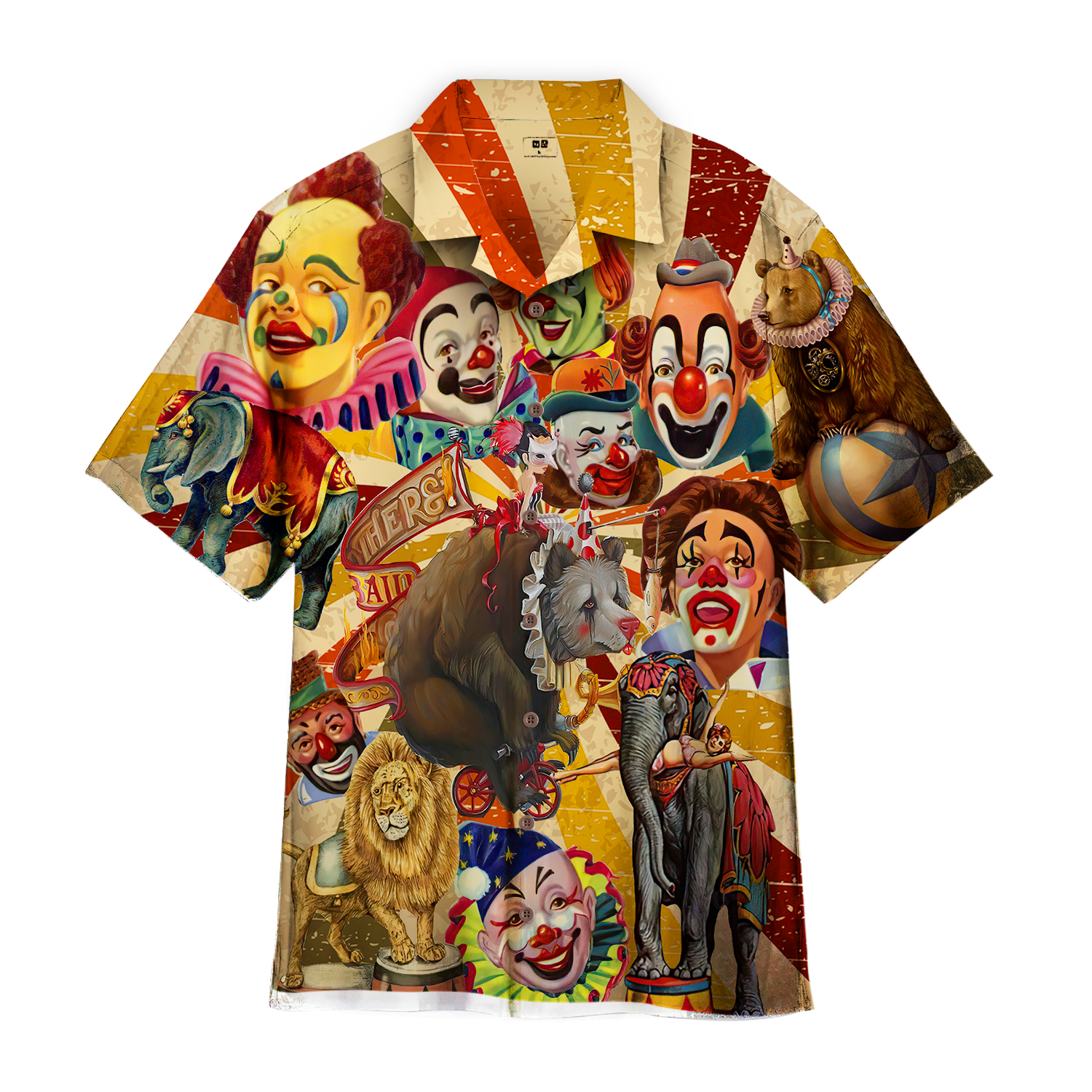 Clown Halloween Hawaii Shirt For Men And Women Ha15494