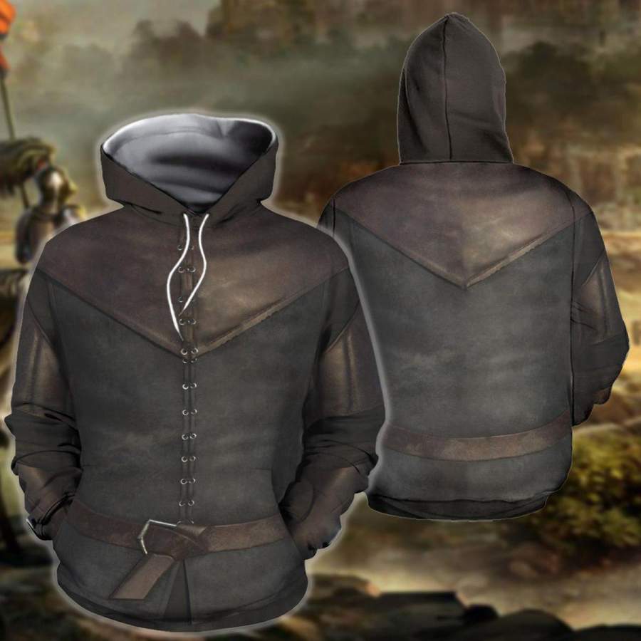 3D PrintedKnight Armor Tops Hoodie Shirts MP260205