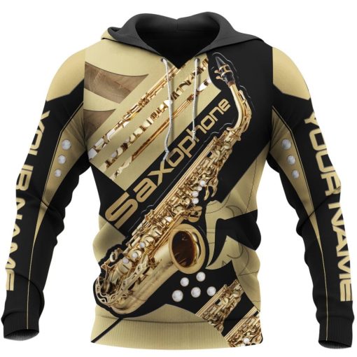 Beautiful Saxophone 3D, Saxophone Musical Instrument Hoodie Shirt For Men And Women