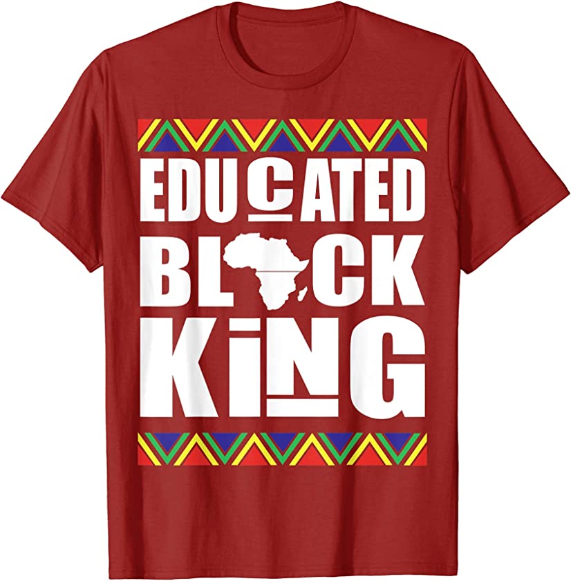 Educated black king, Black history month t Tees T-Shirt