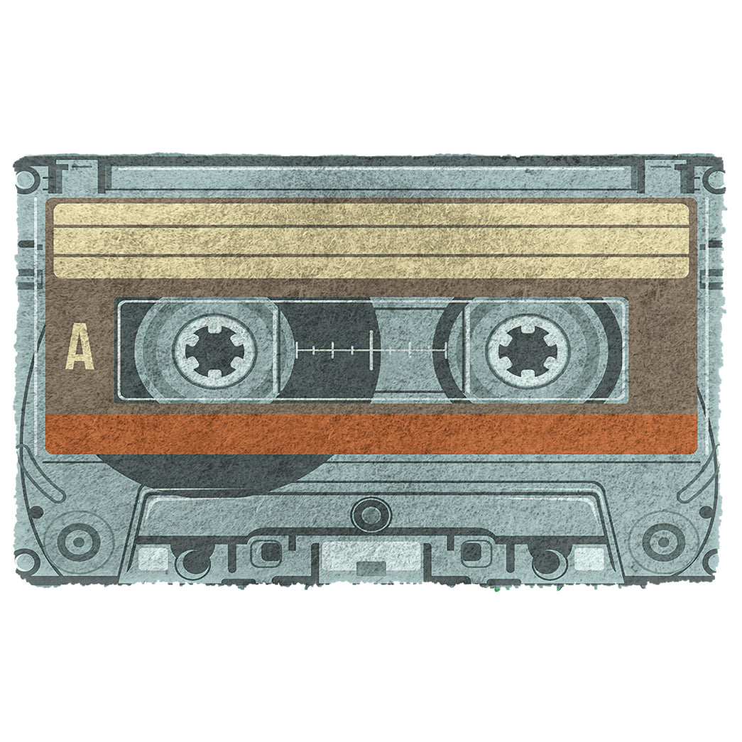 Gearhumans 3D Cassette Tape Doormat