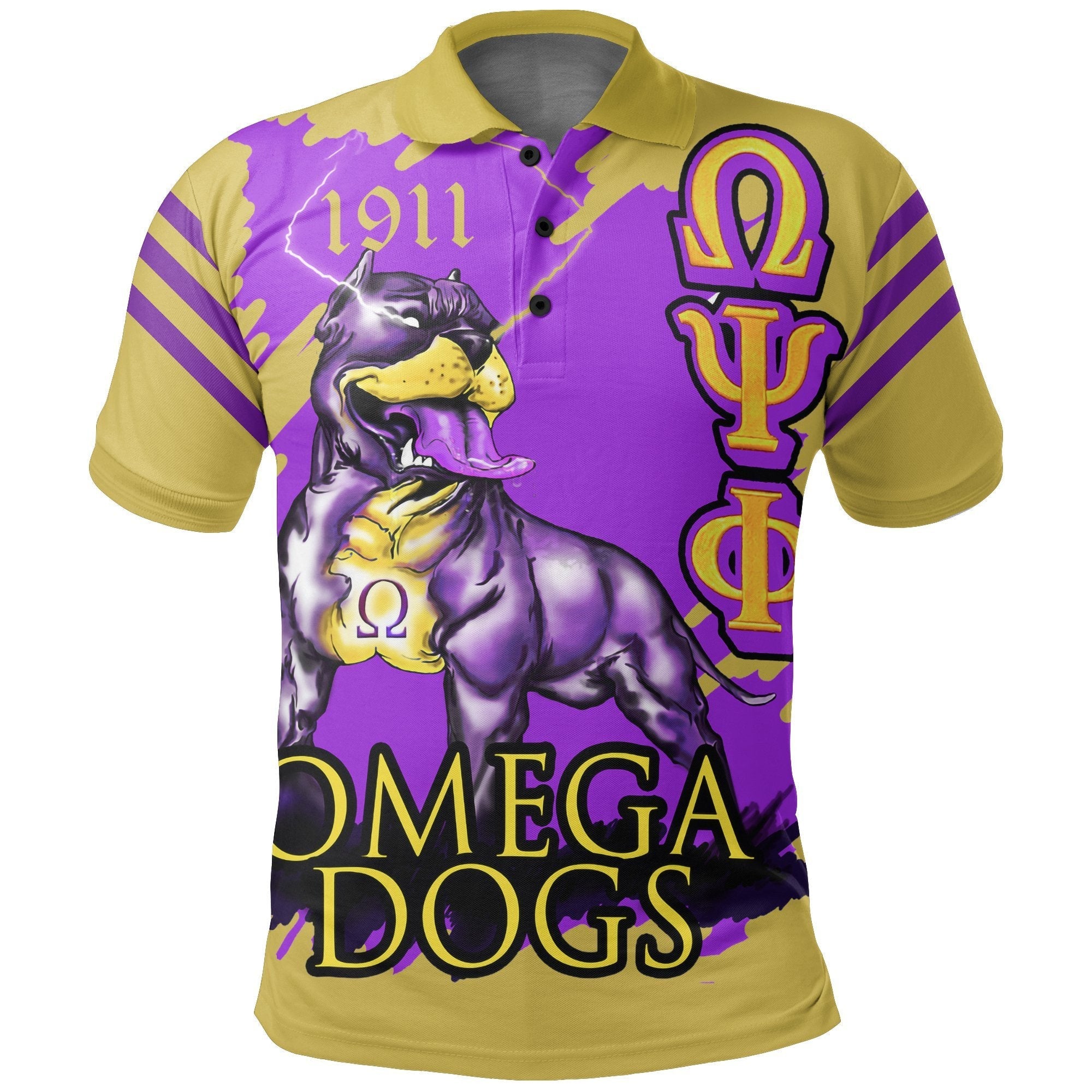 Fraternity Polo – Polo Shirt Omega Psi Phi Bull Dogs