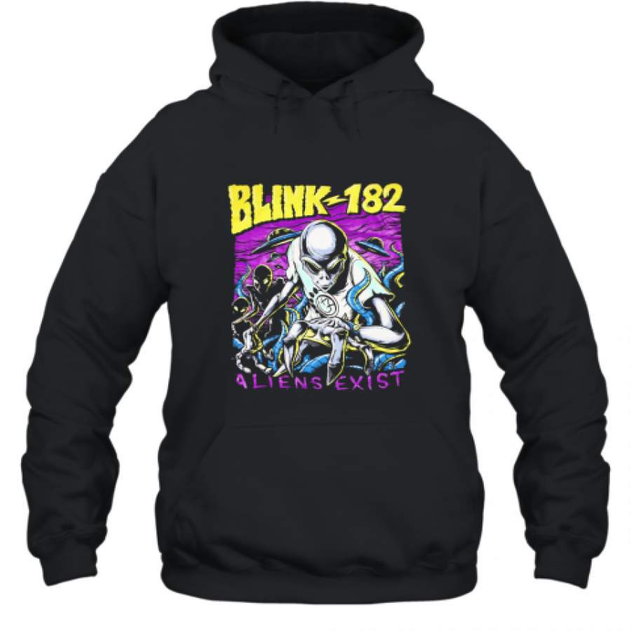 Blink 182 Aliens Exist Hoodie T-Shirt