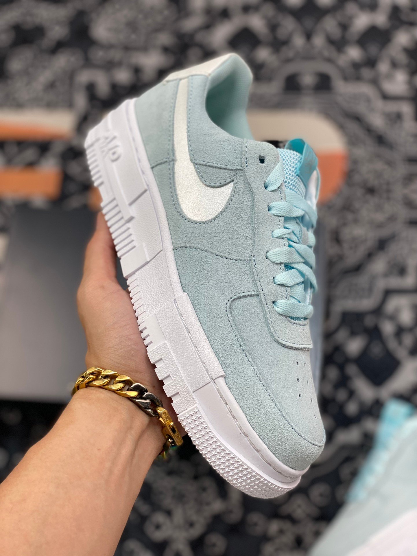 Nike Air Force 1 Pixel Glacier Ice Blue DH3855-400 5340099