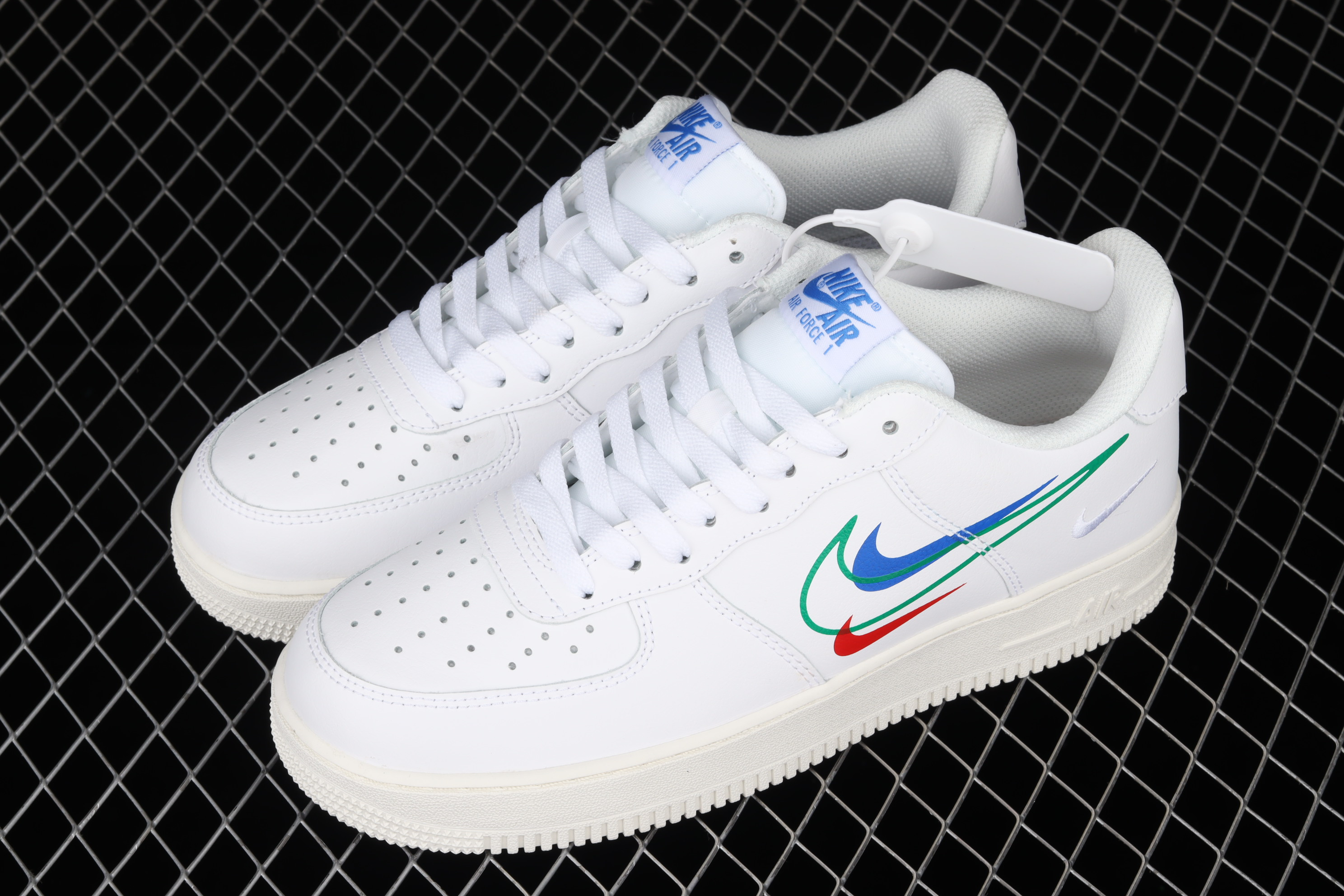 Nike Air Force 1 Low Multi-Swoosh Shoes Sneakers SNK471236197