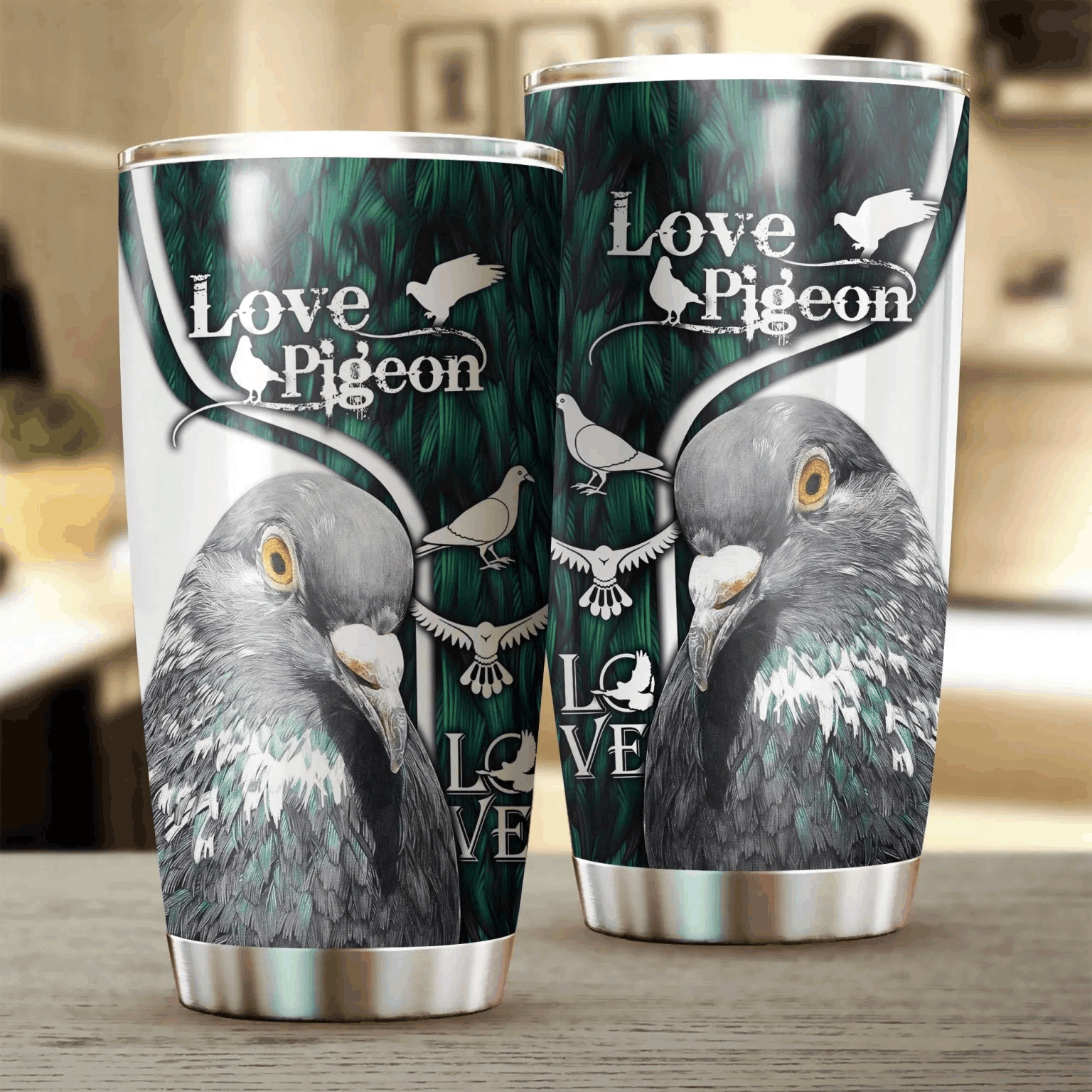 Wild Animal Pigeon Love Pigeon GS-CL-ML2303 Tumbler