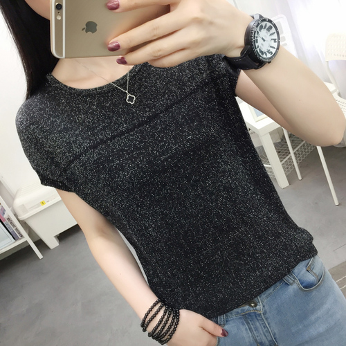 Blusas Mujer De Moda 2022 Verano Short Sleeve Knitted Tops Sweater Women Pullovers Sweaters For Women Woman Sweaters Blusa E562 alx