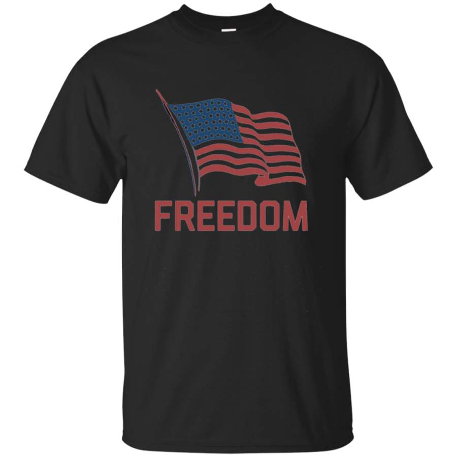 AGR American Flag Freedom 4th of July Long Sleeve T-Shirt