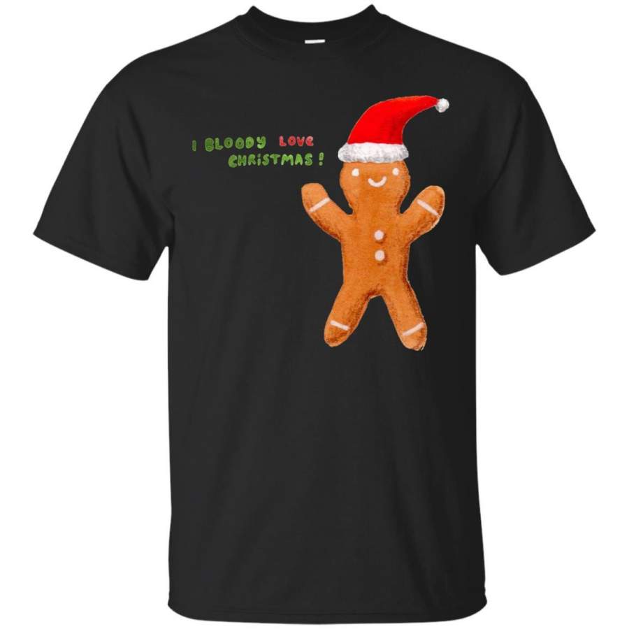CUTIE – I Bloody Love Christmas T Shirt & Hoodie