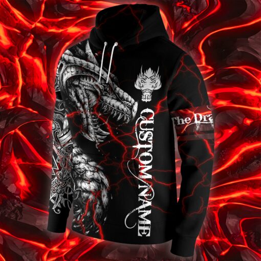 Custom Dragon 3D Hoodie & Jogger For Dragon, Viking Lovers