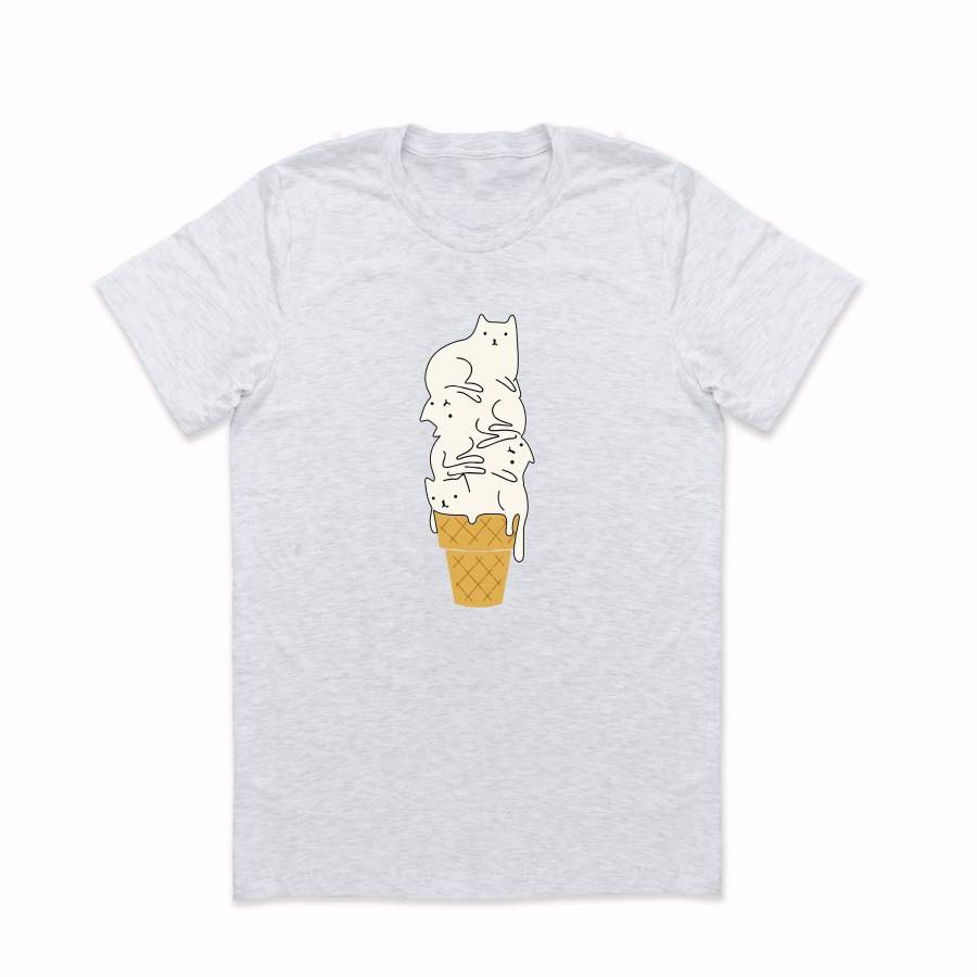 Tumblr Shirt Womens Gift Women Shirt Screen Print Gift For Her Cool Shirt Ice-Cream Shirt