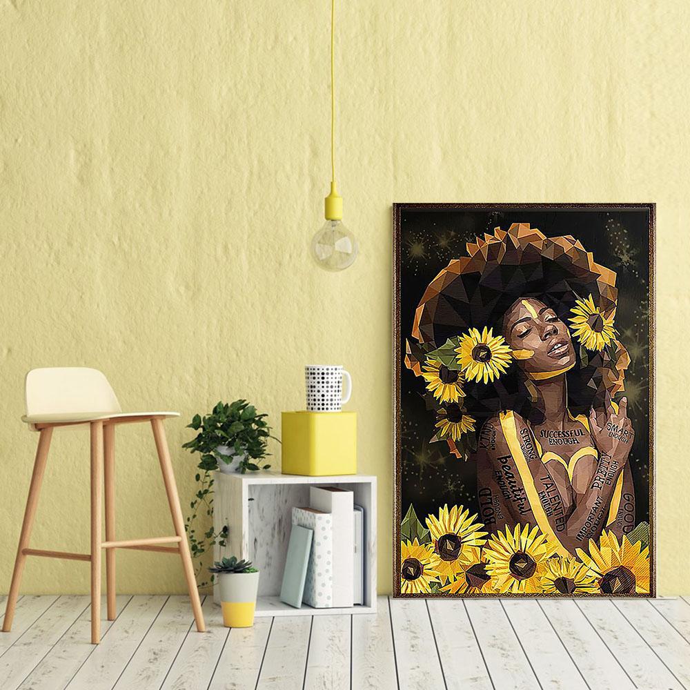 West Africa Best Canvas Prints Amazing Black Poster Art Print African Woman African King Beautiful Ready To Hang Canvas Wall Art Decor