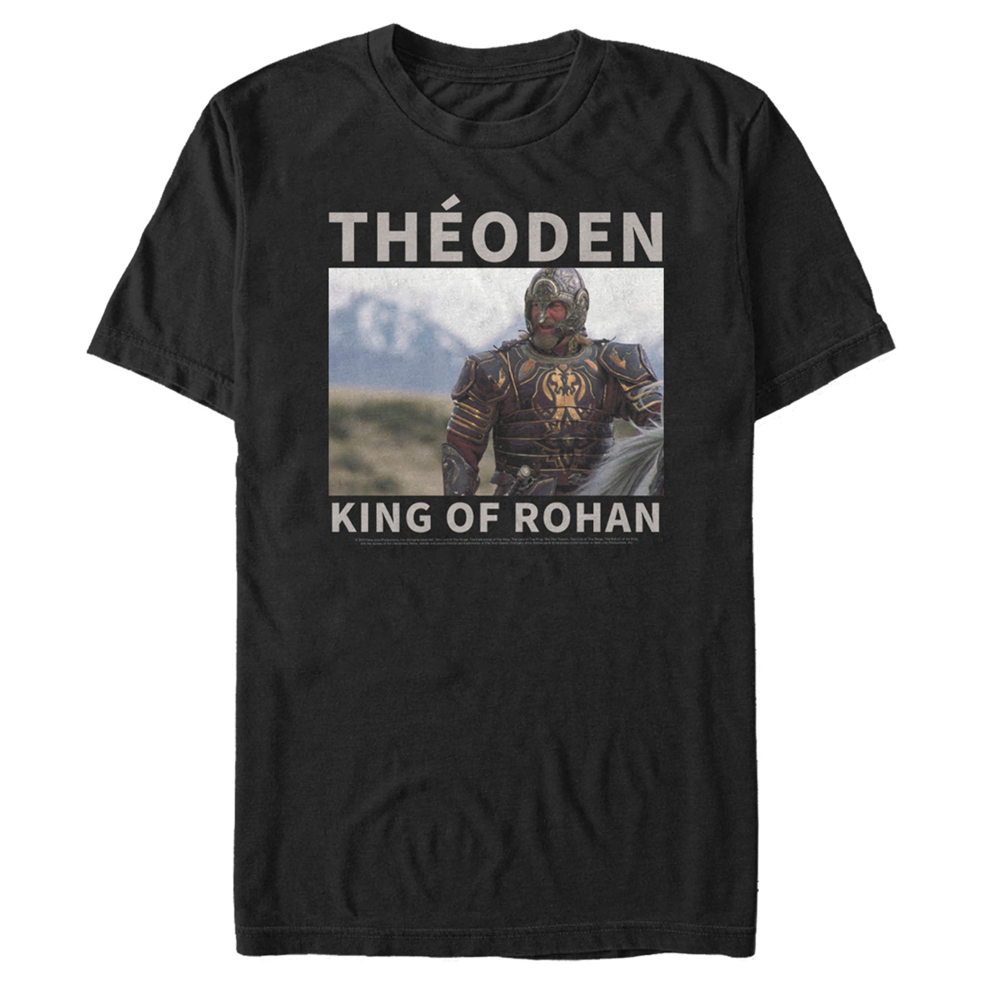 The Lord Of The Rings Men’S Return Of The King Theoden King Of Rohan  T-Shirt