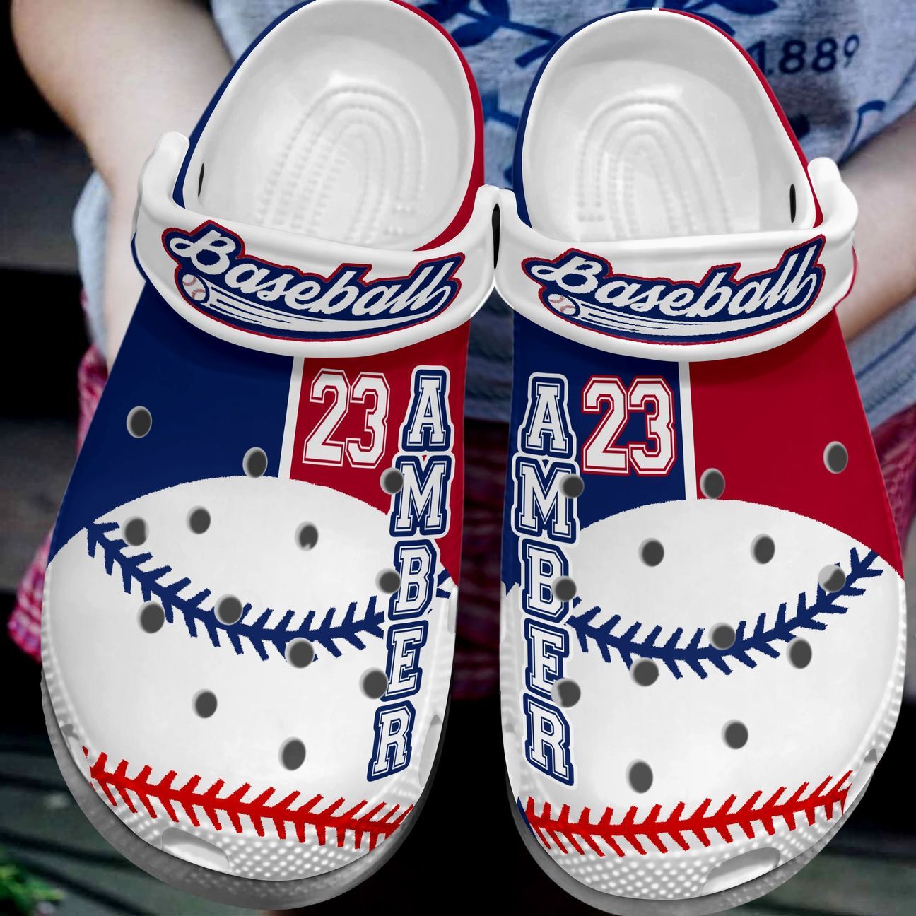 Baseball Personalize Clog, Custom Name, Text, Fashion Style For Women, Men, Kid, Print 3D Baseball Lover