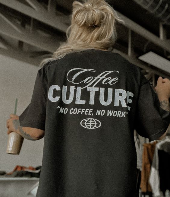 Coffee Culture No Coffee No Work T-shirt