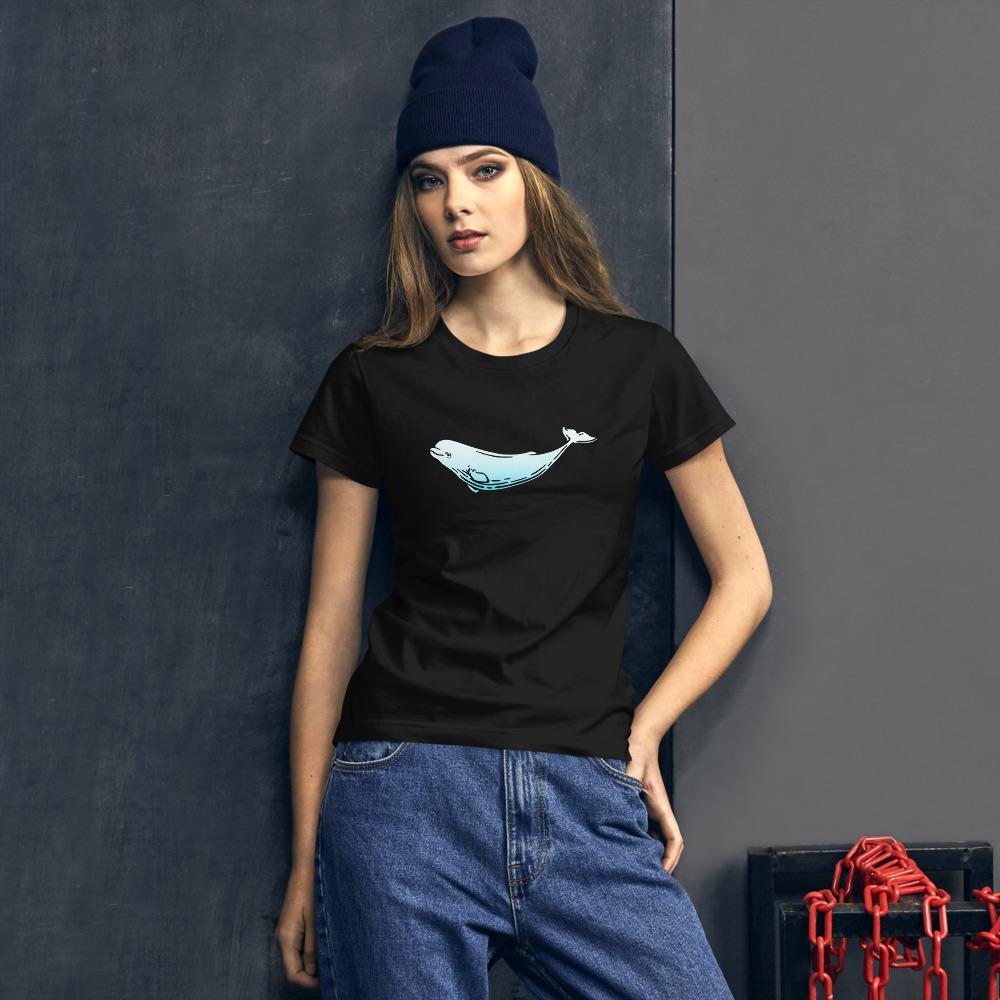 Beluga Whale Women’S Short Sleeve T-Shirt