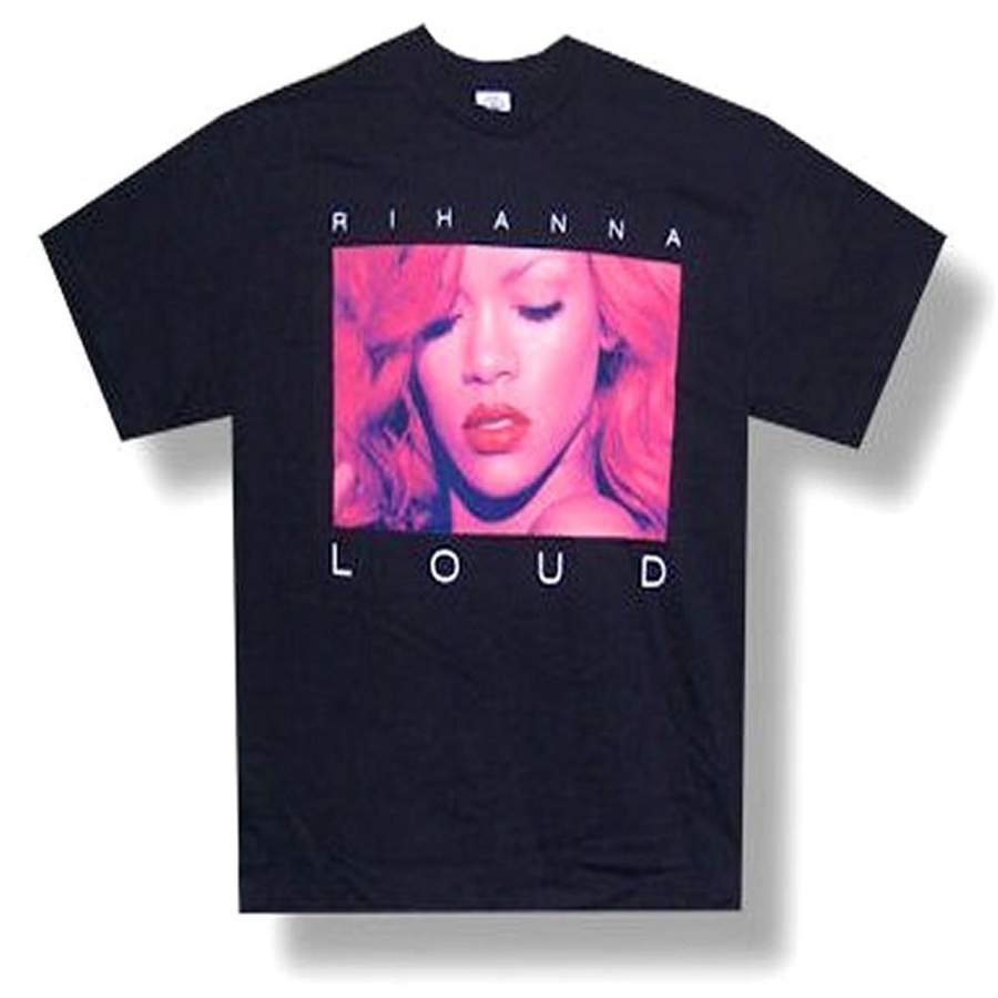 Rihanna Loud Tour Usa Canada Black T-shirt