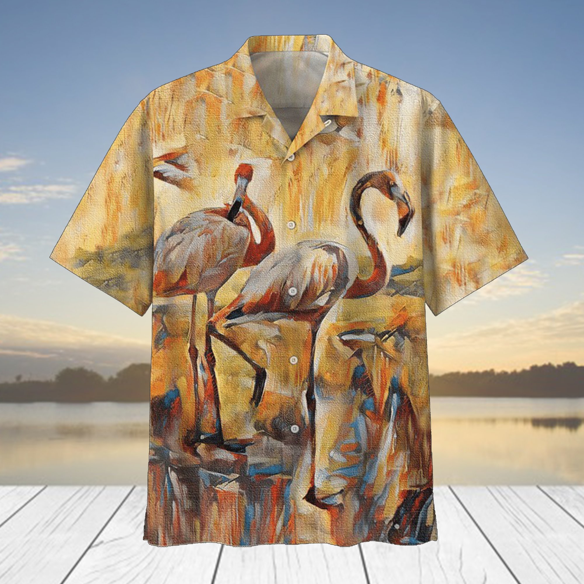 Flamingo Hawaii Shirt Unisex Adult Ha50891