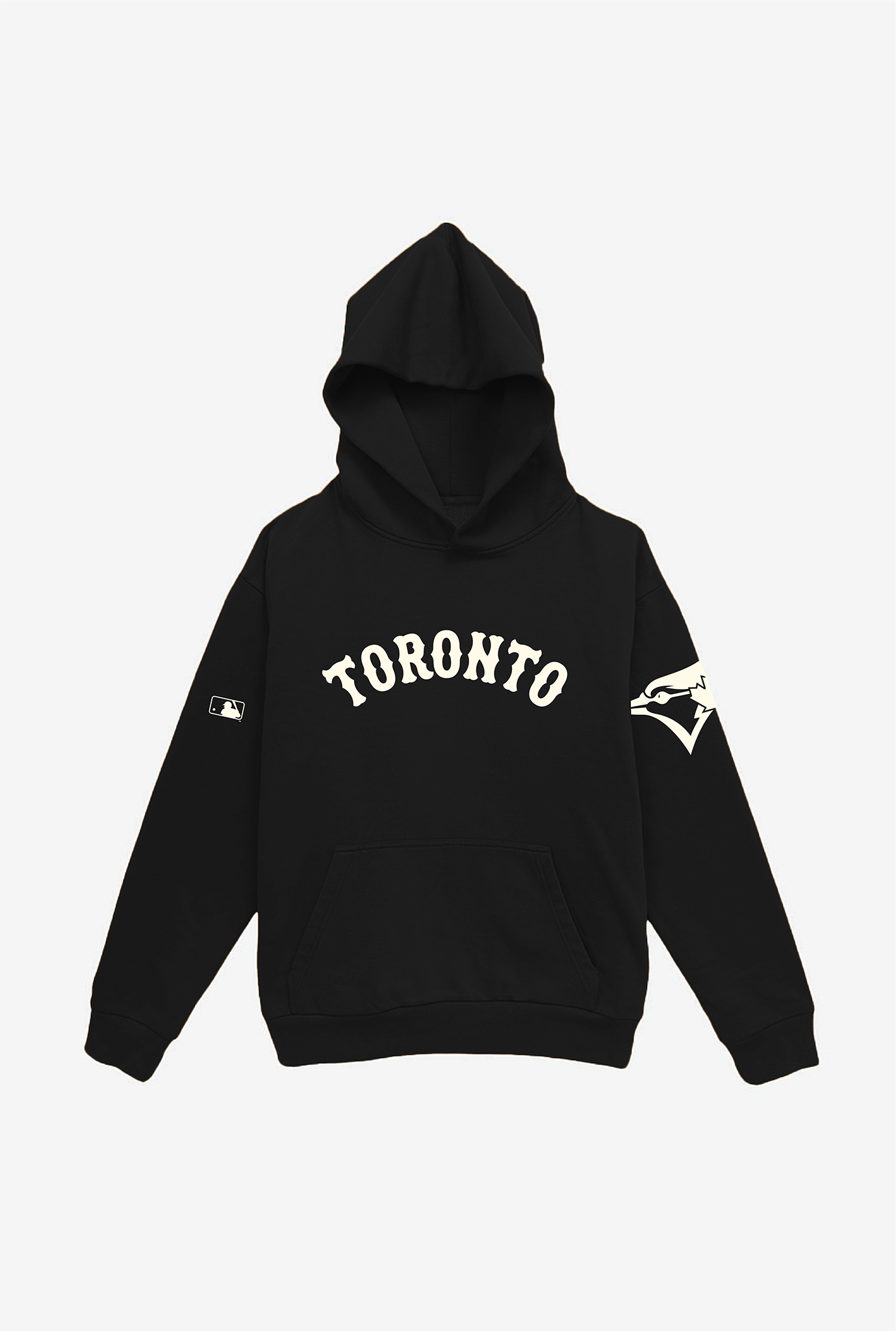 Toronto Blue Jays Essential Heavyweight Hoodie – Black