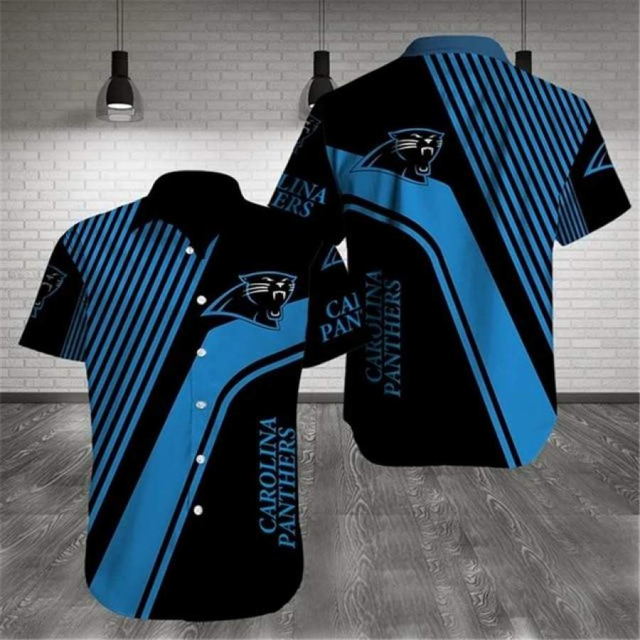 Carolina Panthers Stripes Casual Shirt