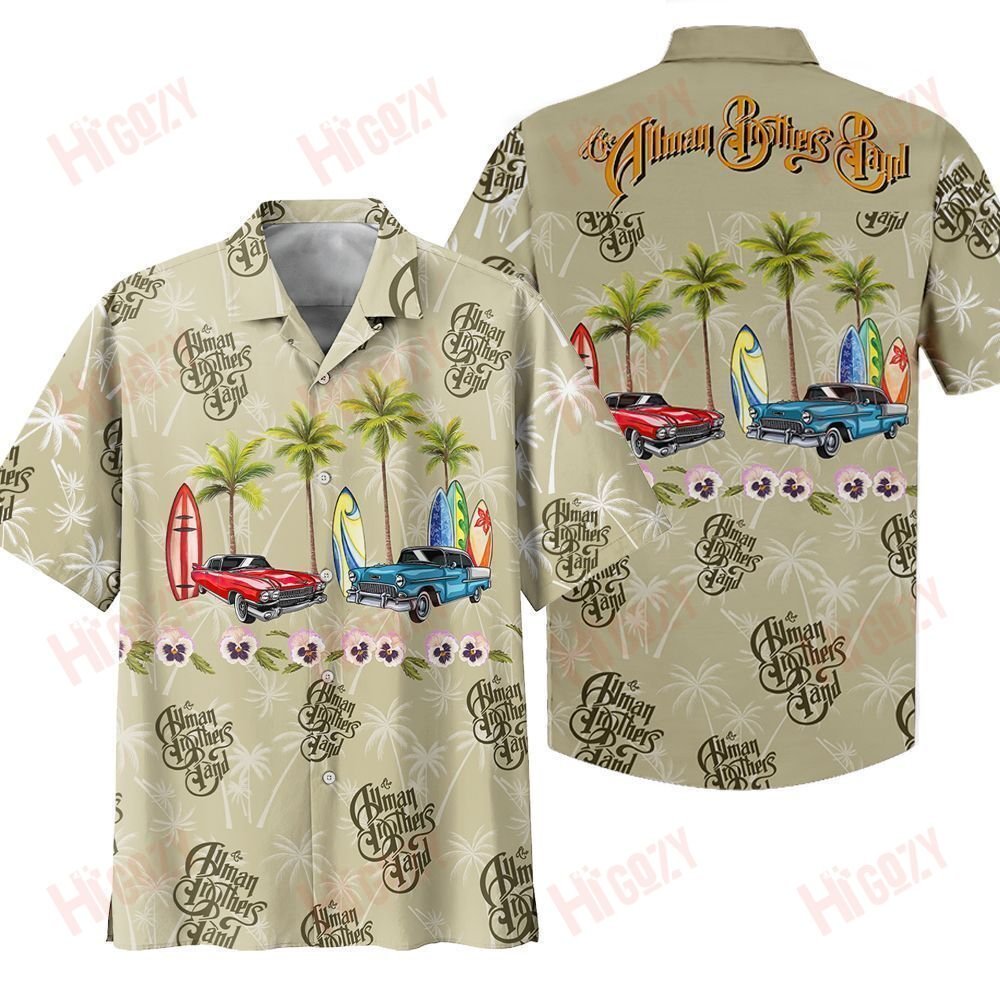 The Allman Brothers Band Aloha Shirts, The Allman Brothers Band Hawaiian Shirts, The Allman Brothers Band Short Sleeve Shirt Hawaiian Shirts For Woman/For Men