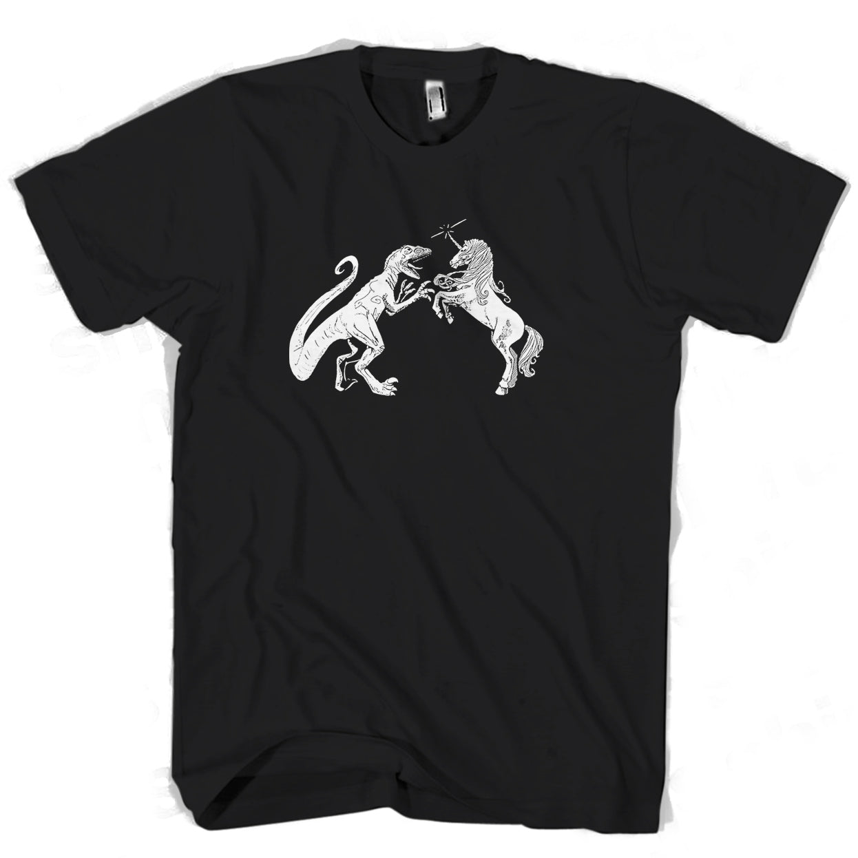 Unicorn Vs Dinosaur Man’S Tee T-Shirt