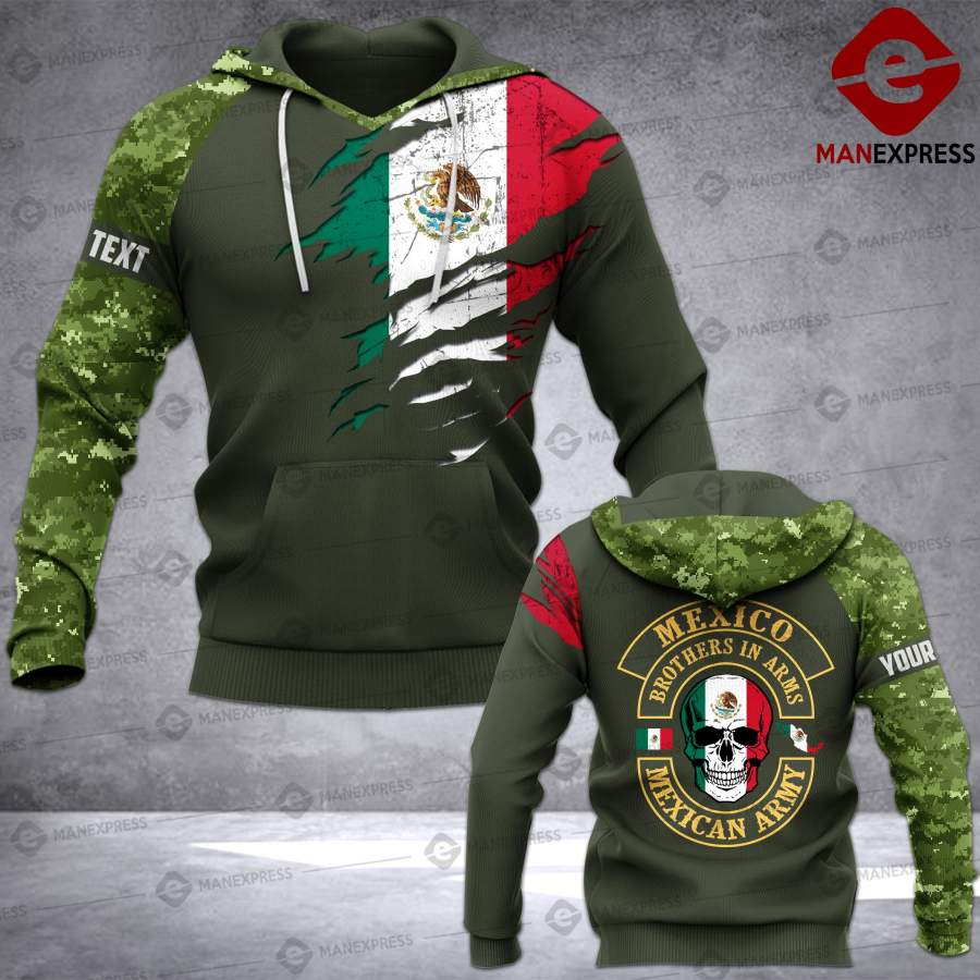 AH BROTHERS IN ARMS – MEXICAN ARMY 3D PRINTED HOODIE/TSHIRT