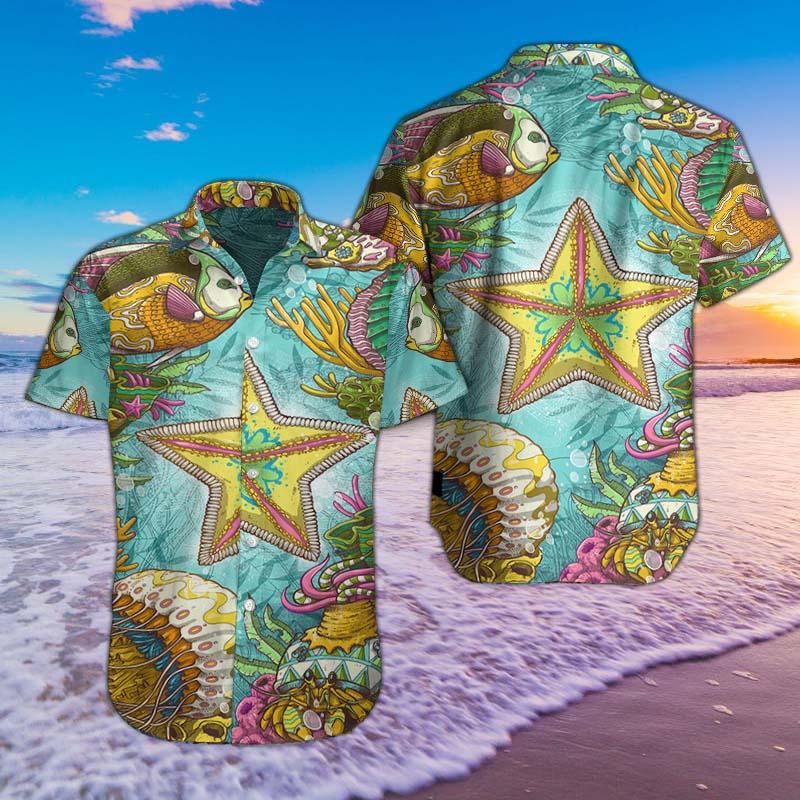 Ocean Fishes Hawaiian Shirts 06602 Ha83926