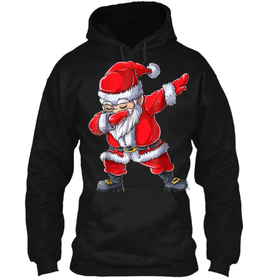 Christmas  for Boys Dabbing Santa Kids Xmas Gifts Tees Pullover Hoodie 8 oz