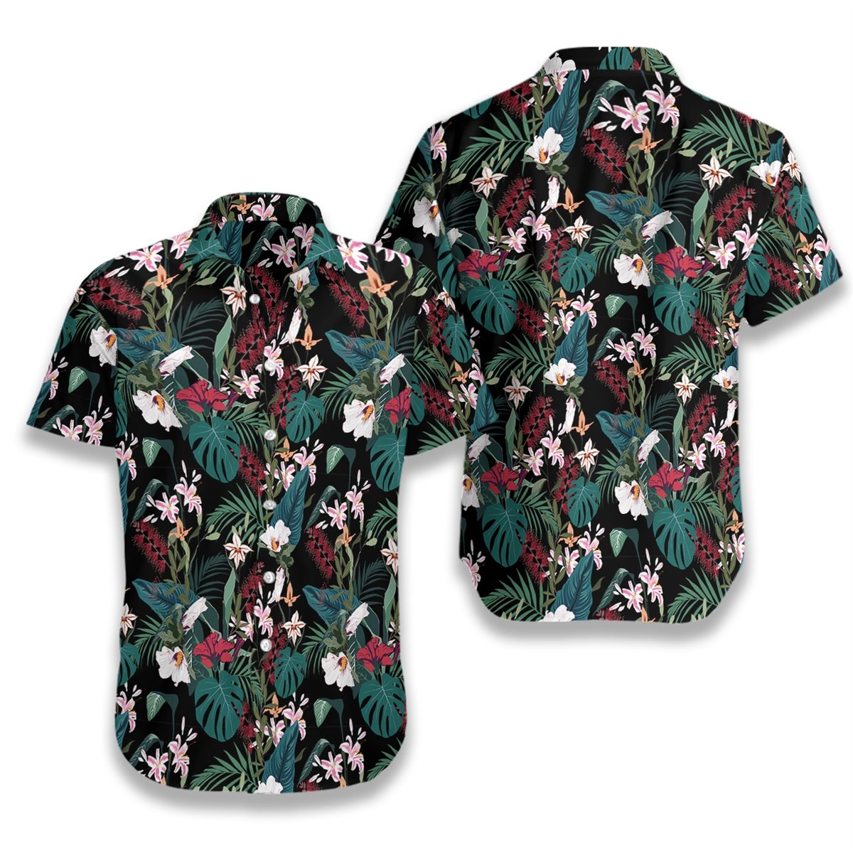 Tropical Seamless Hawaii Shirt Unisex Adult Ha19848