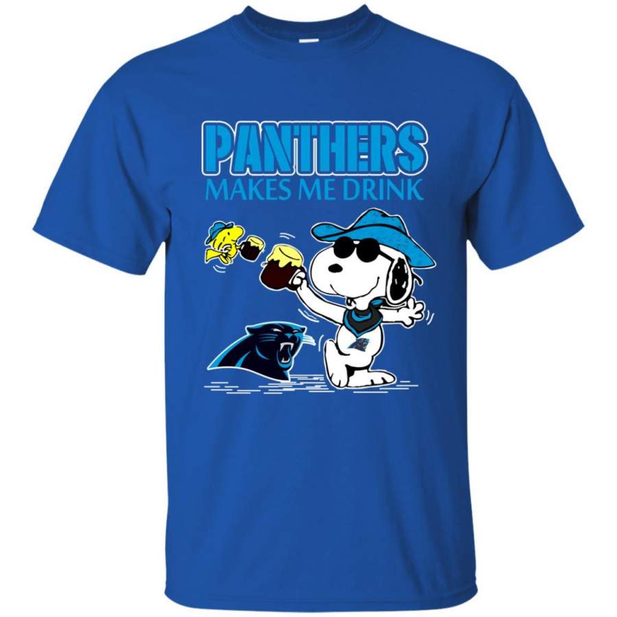 Carolina Panthers Make Me Drinks T Shirt