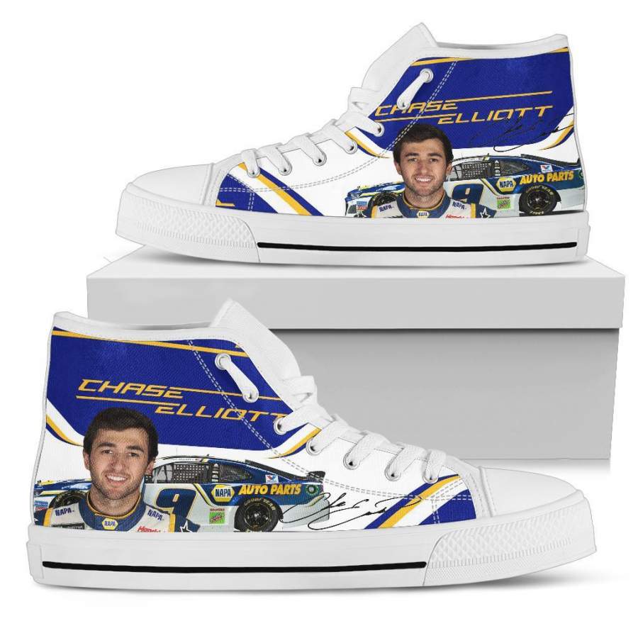 Chase Elliott Sneakers High Top Shoes