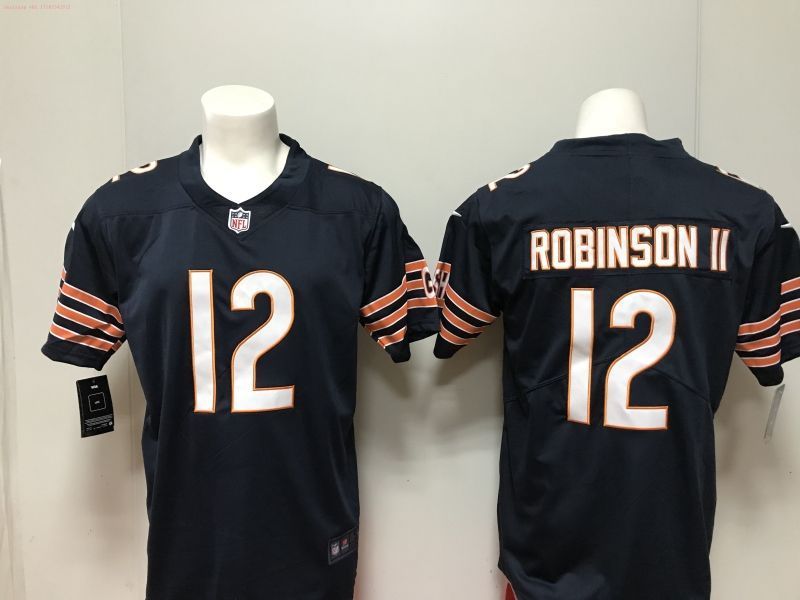 Chicago Bears Allen Robinson #12 NFL 2020 Black Jersey Jersey