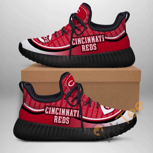 Cincinnati Reds Custom Shoes Personalized Name Yeezy Sneakers