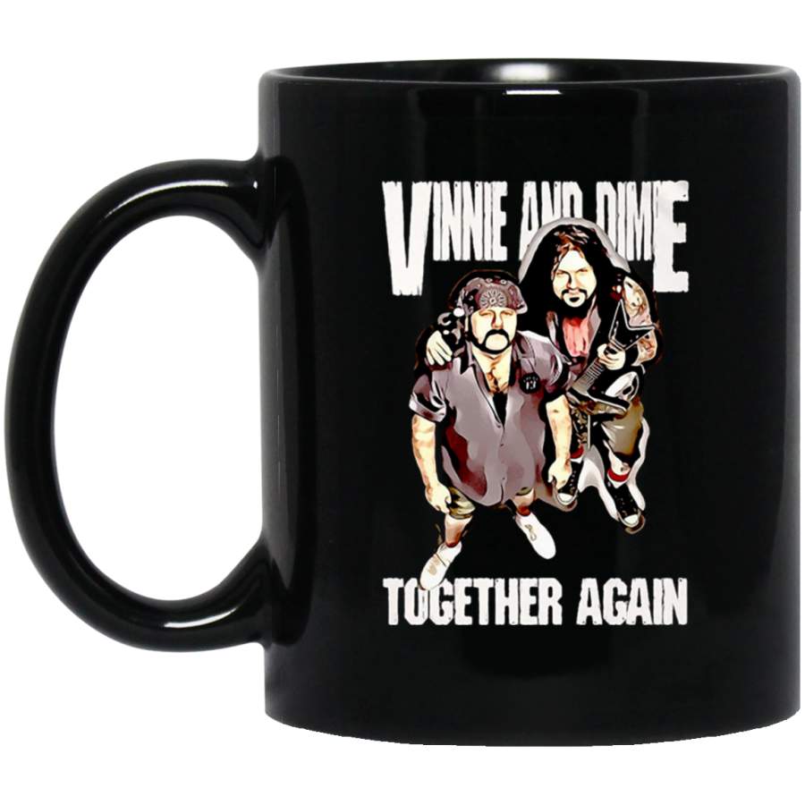 Jerry Jackson Pantera Vinnie Paul Dimebag Darrell RIP Together Again Black Mug