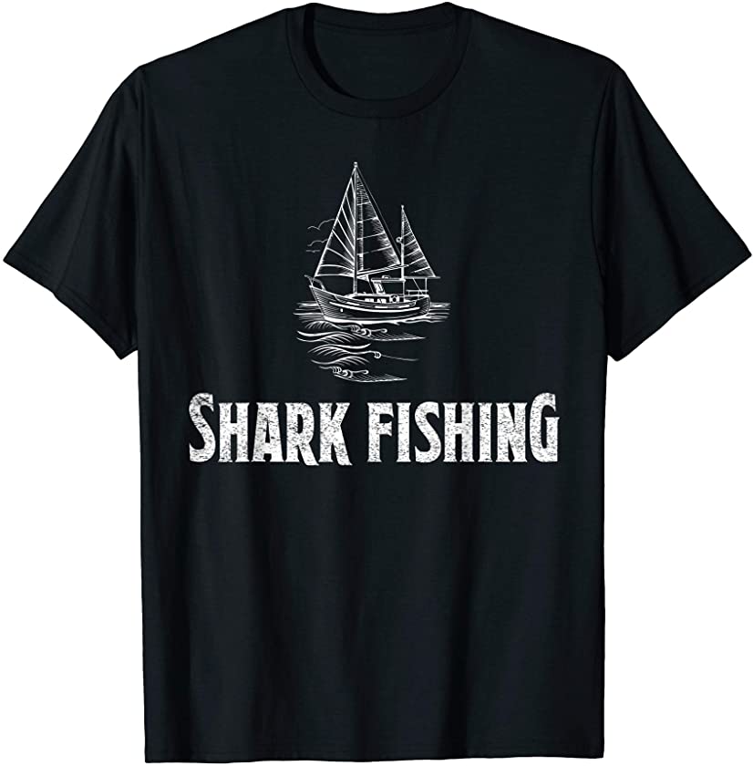 Shark Fishing T Shirt Shark Hunting T Shirt Family Shark Tee