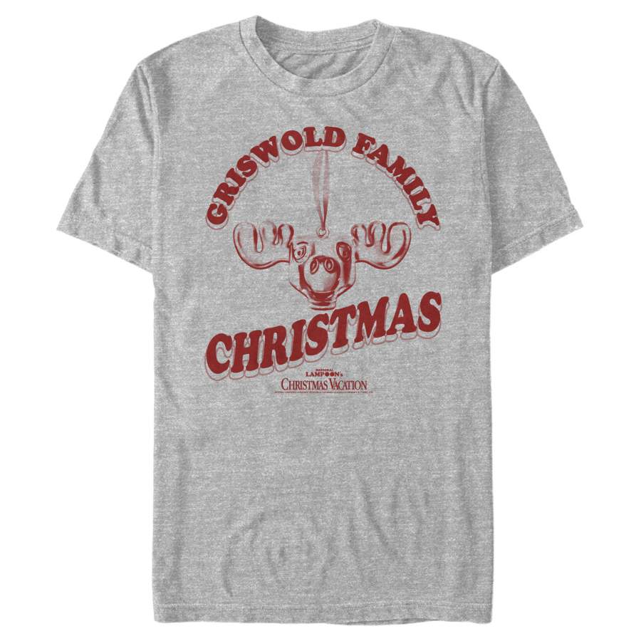 National Lampoon’s Christmas Vacation Men’s Griswold Family Moose  T Shirt