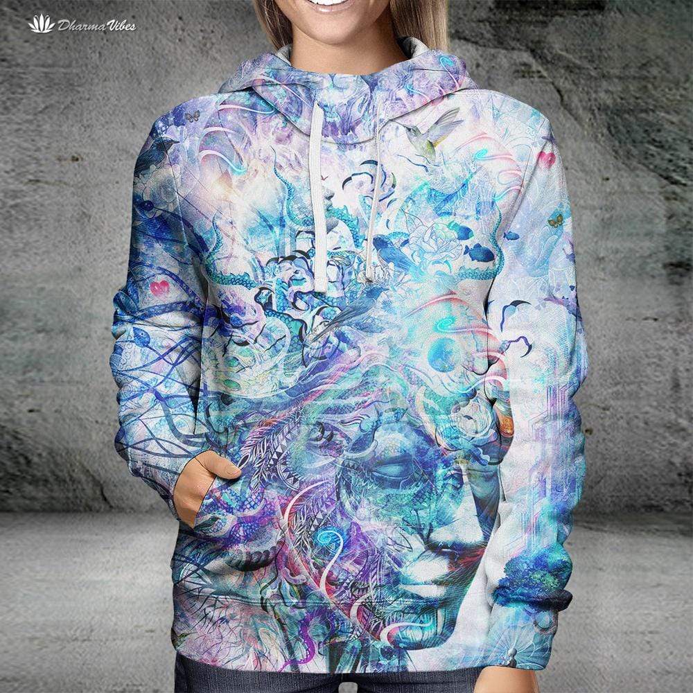Dreams of Unity by Cameron Gray Visionary Hoodie