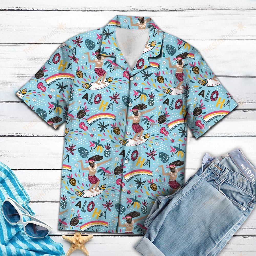 Surfing Aloha Hawaiian Shirt Ha107904