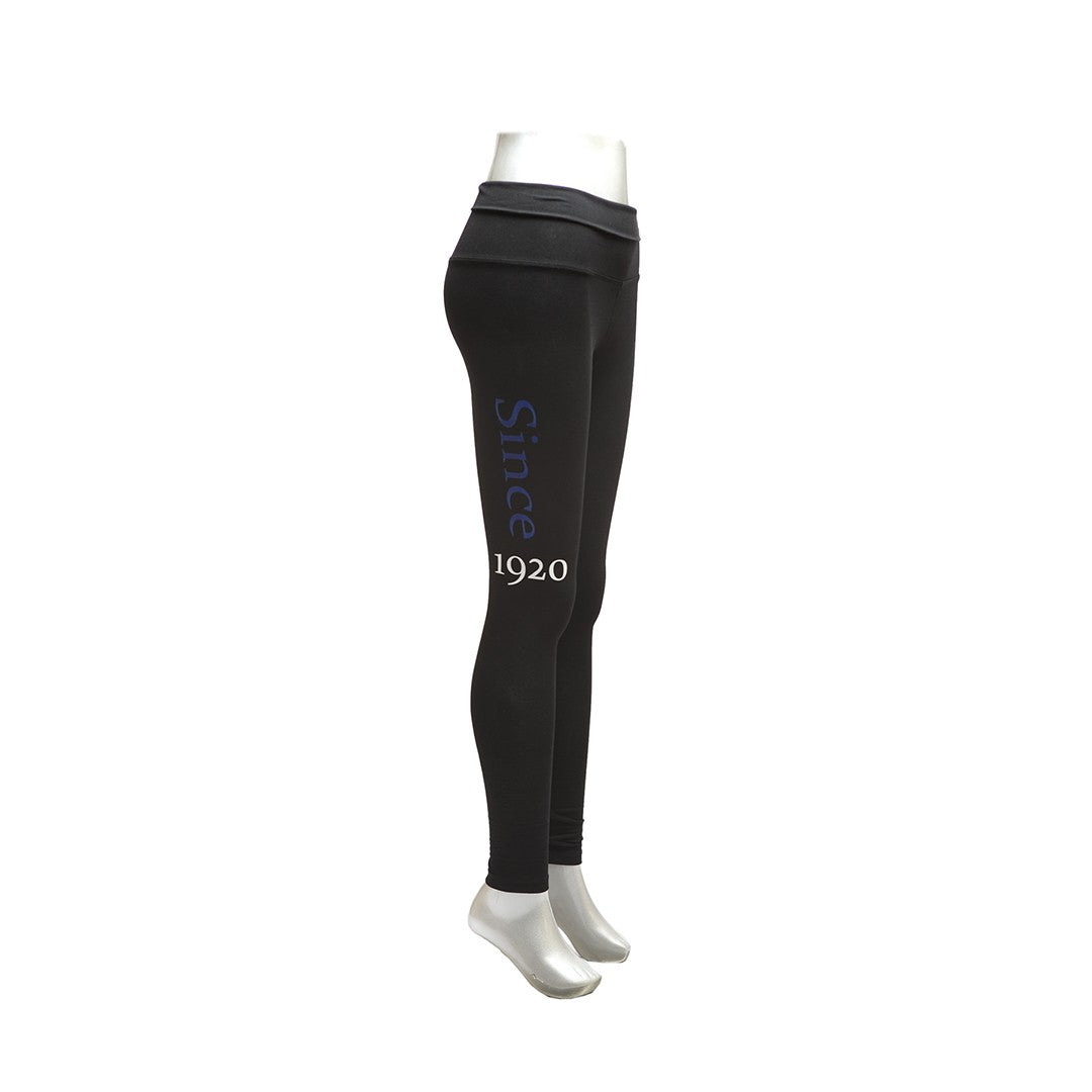 Zeta Phi Beta Black Yoga Leggings