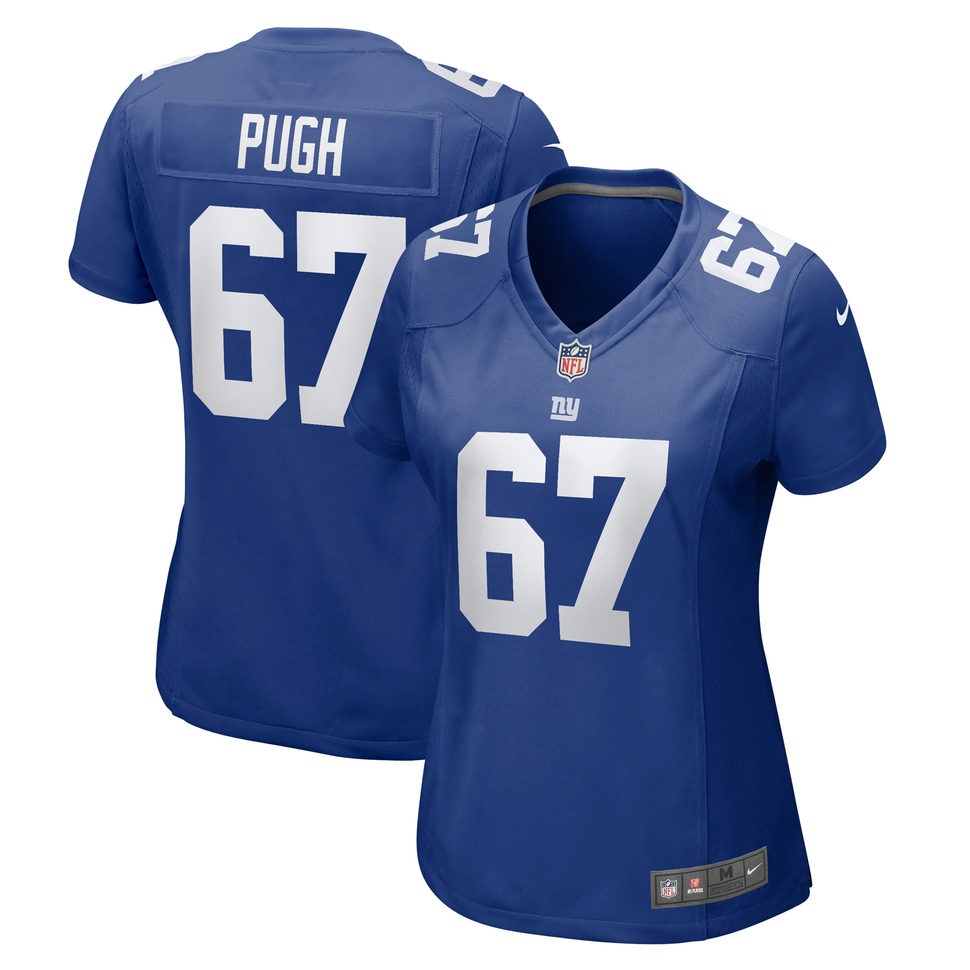 Women’s New York Giants Justin Pugh  Royal  Game Jersey